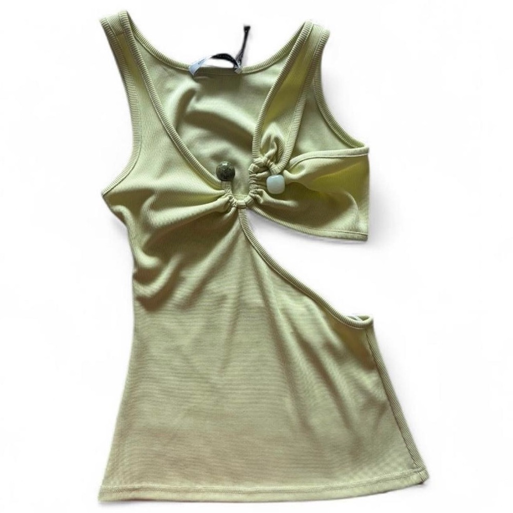 Christopher Esber Lemon Cut-Out Tank Top